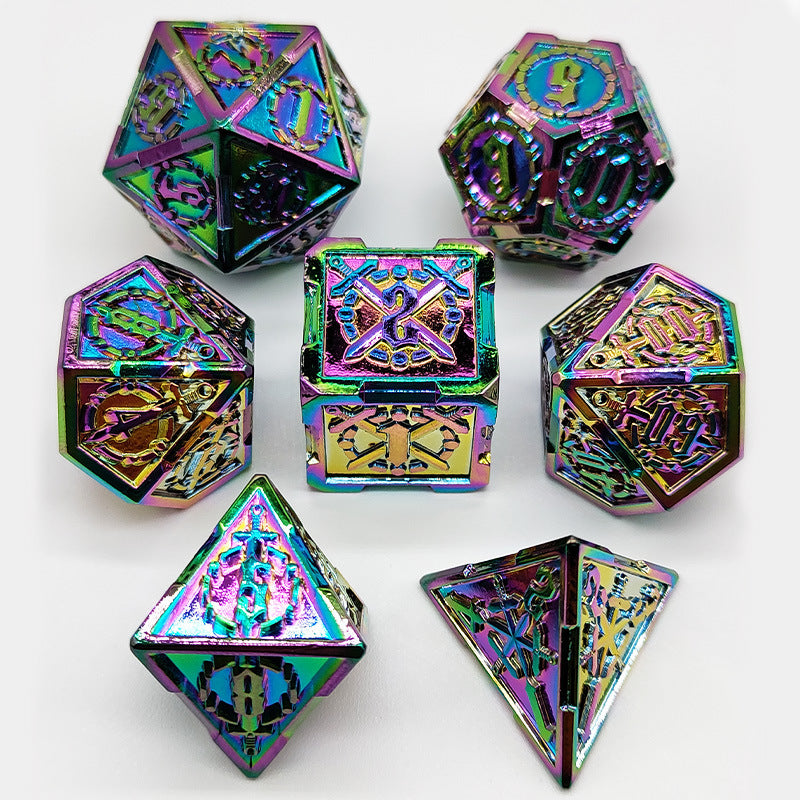 Sword and Steel Metal Dice set