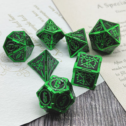 Sword and Steel Metal Dice set