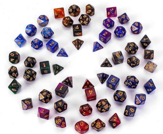 Starry Sky Two-toned Dice Sets