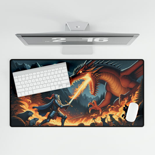 Red Dragon Design Desk Pad/Tabletop Playmat