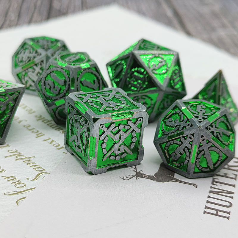 Sword and Steel Metal Dice set