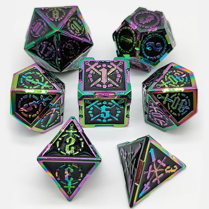 Sword and Steel Metal Dice set