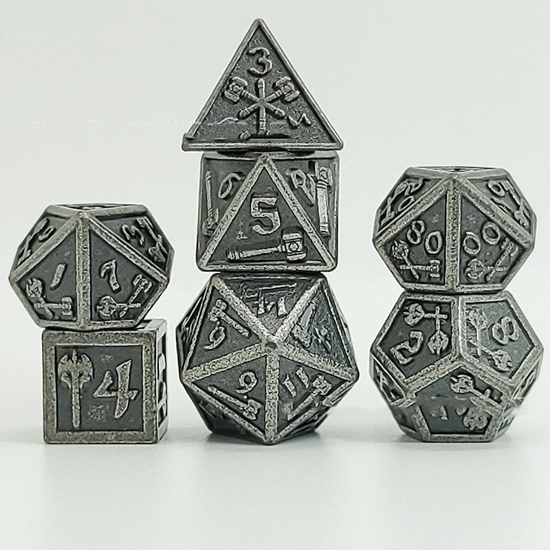 Ancient Dwarven Metal Dice