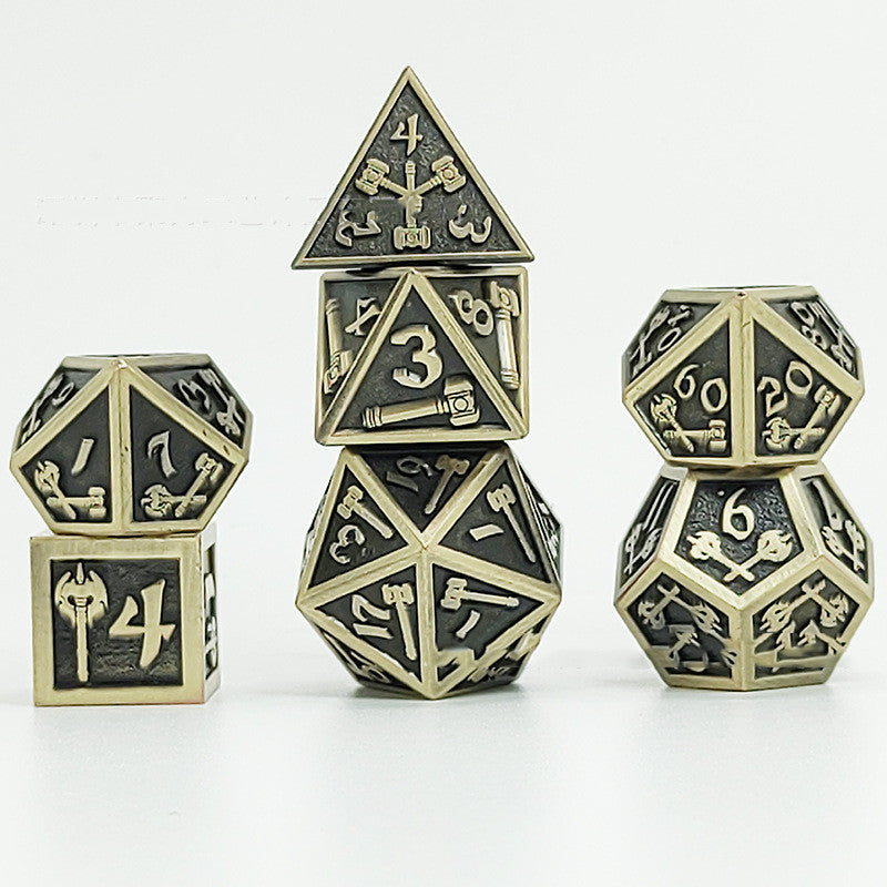 Ancient Dwarven Metal Dice