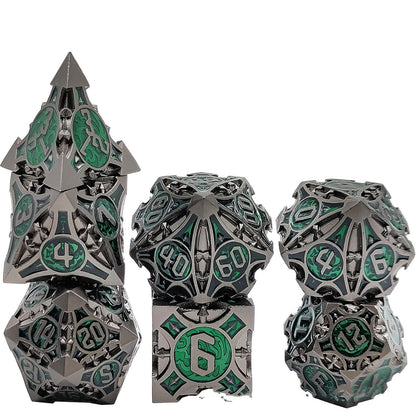 Ancient Metal Dice Set