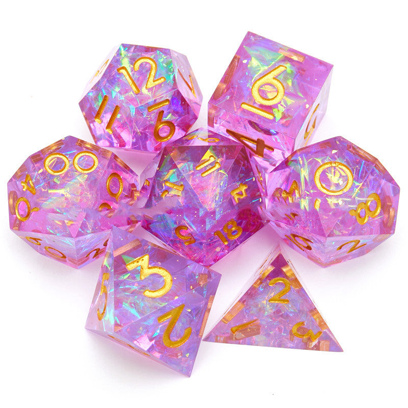 Vibrant Resin Dice Set