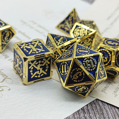 Sword and Steel Metal Dice set