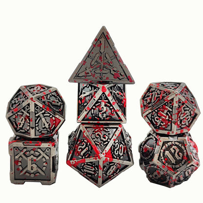 Sword and Steel Metal Dice set