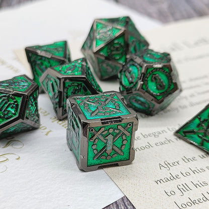 Sword and Steel Metal Dice set